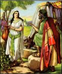 Abraham's Servant Finds Rebekah - Genesis 24:15-18