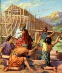 Noah and His Sons Build the Ark Genesis 6:14-16